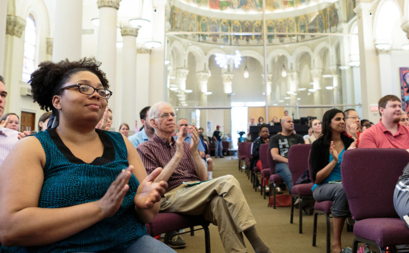 Sunday morning service at Reservoir Church in Cambridge, MA