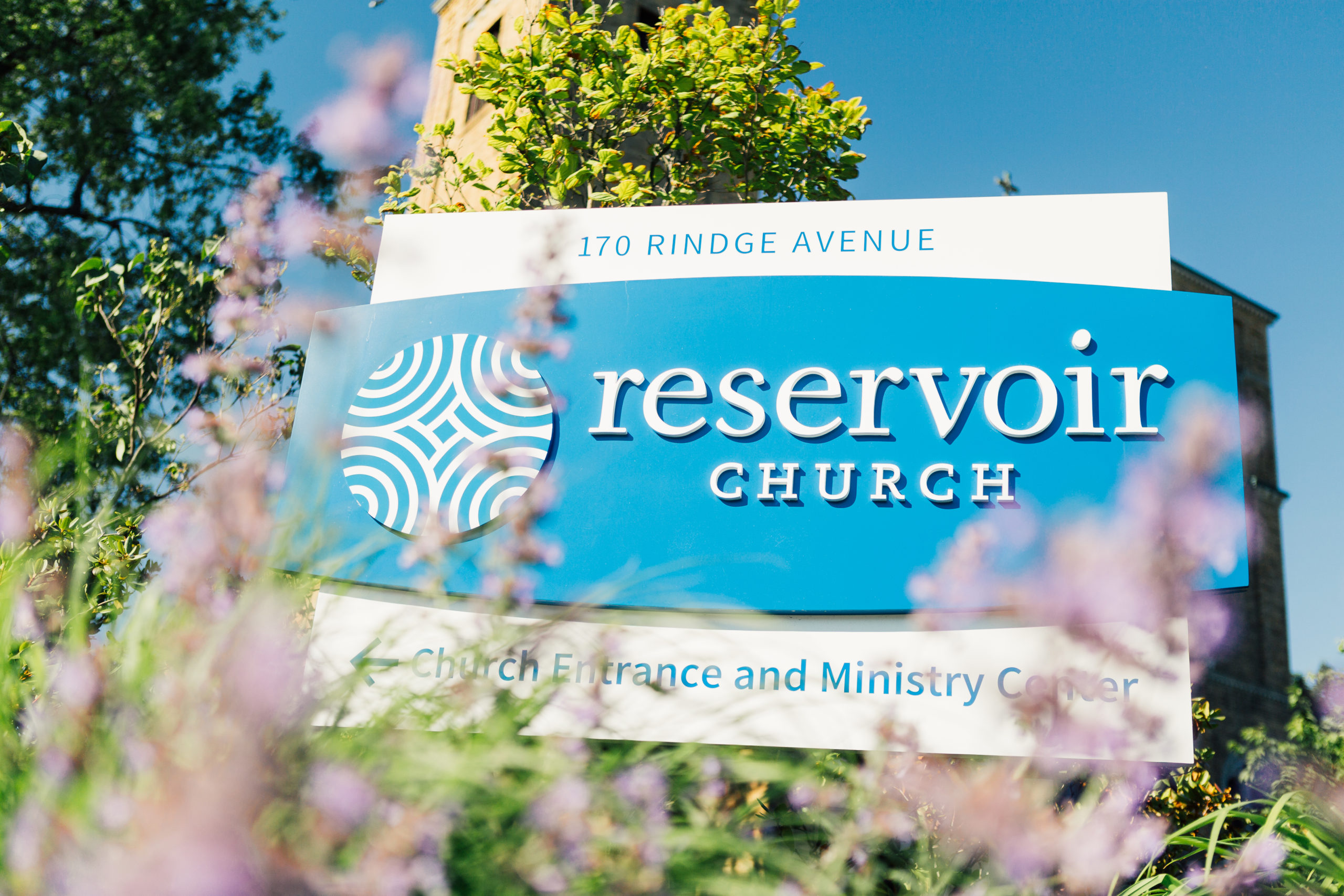 reservoir church exterior sign