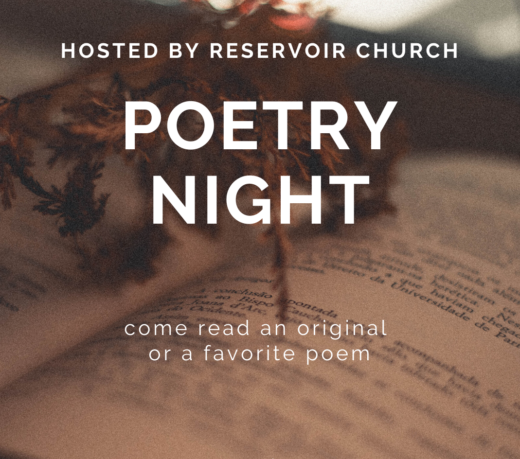 Text reads "Poetry Night"