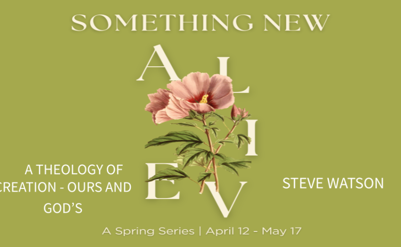A Theology of Creation – Ours and God’s